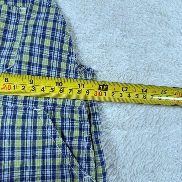 Vintage OshKosh B’Gosh Plaid Frog Boys Overalls - Picture 6 of 7